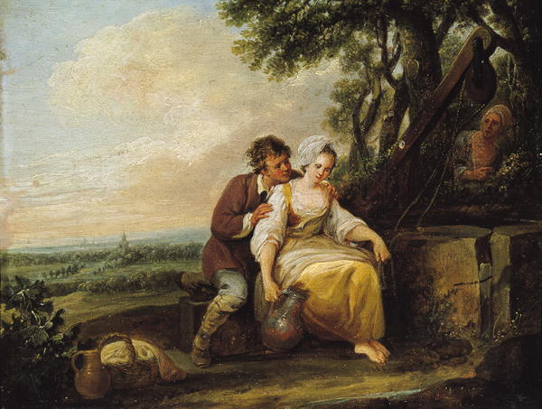 Scene Galante by Louis Joseph Watteau, 1774